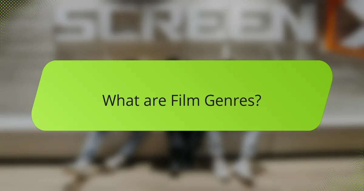 What are Film Genres?