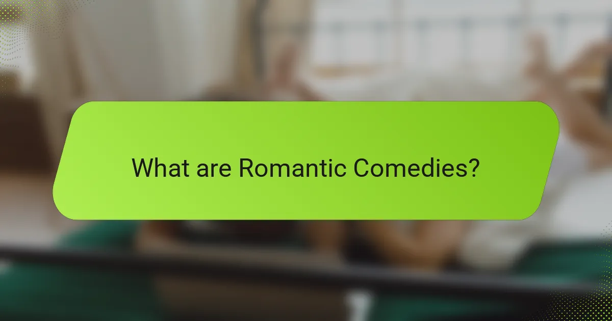 What are Romantic Comedies?