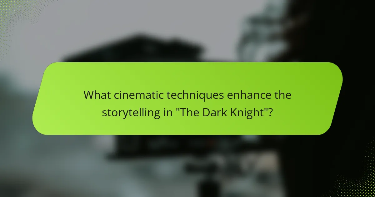 What cinematic techniques enhance the storytelling in 