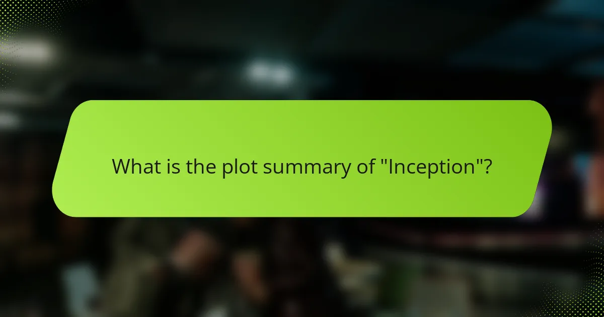 What is the plot summary of 