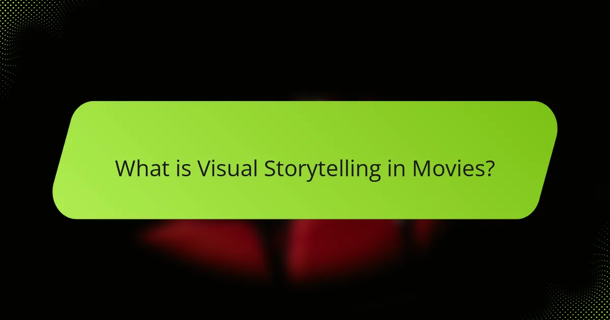 What is Visual Storytelling in Movies?